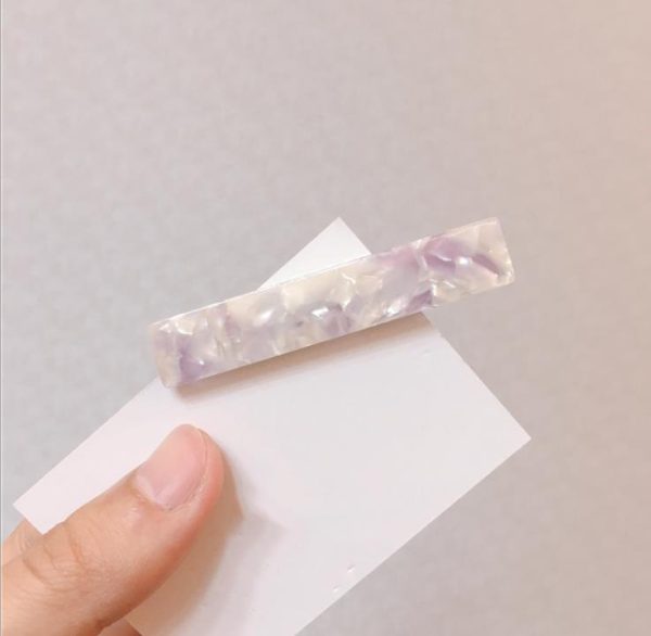 Hårspenne Purple Marble