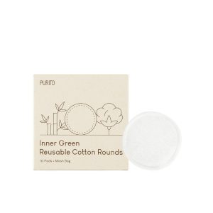 PURITO - Inner Green Reusable Cotton Rounds Set