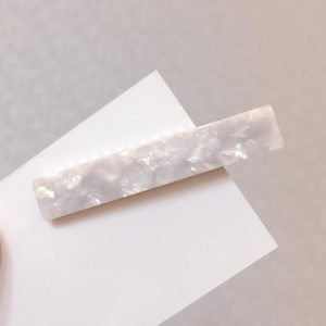 Hårspenne Pearl White