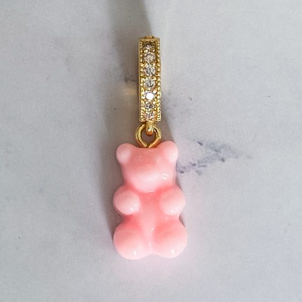 Emve Bear Anheng Pink - Gold Zircon