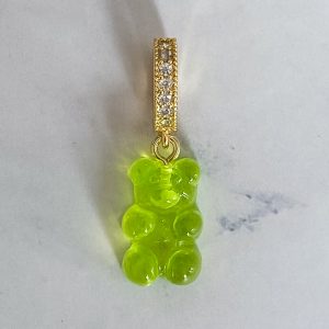 Emve Bear Anheng Clear Green - Gold Zircon