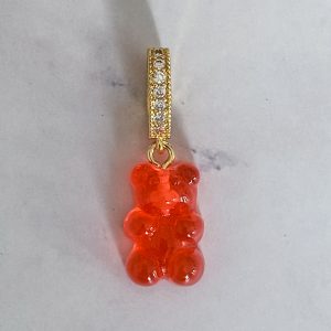 Emve Bear Anheng Clear Red - Gold Zircon
