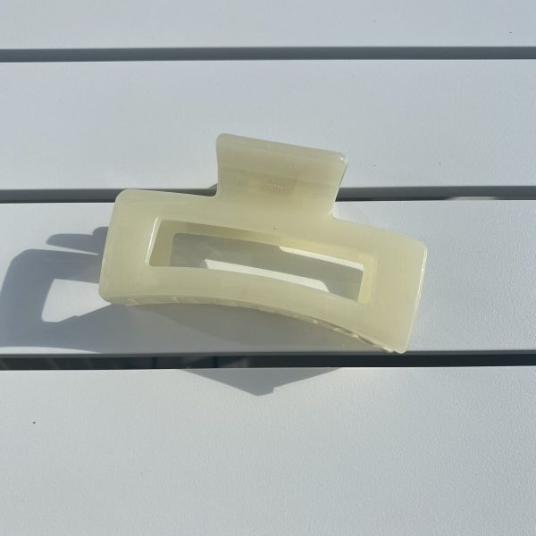 Basic hårklype - Summer - Pastel Yellow