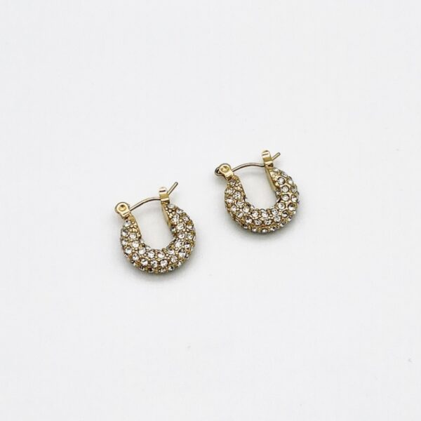 Kristin Crystal Hoops Mini