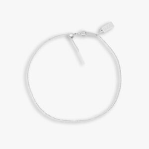 Fine Chain Adjustable Anklet - Sølv